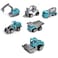 Little Story Alloy Sliding Engineering Toy Truck (6 Pcs) - Multicolor