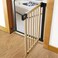 Baby Safe Wooden Safety Gate w / t 7cm Black Extension - Natural Wood