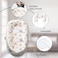 Little Story Soft Breathable Fiberfill Newborn Lounger Bed - Galaxy Grey