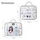 Little Story fiberfill Lounger Bed w/Feeding Pillow - Galaxy