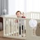 Little Story - Portable Playpen w/ Door- Bear White