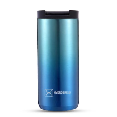 زجاجة مياه بهلوان معزولة بجدار مزدوج من HYDROBREW - أزرق، 400 مل