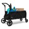 TEKNUM Fellow Wagon Stroller for 2 kids with Snack Tray - Black