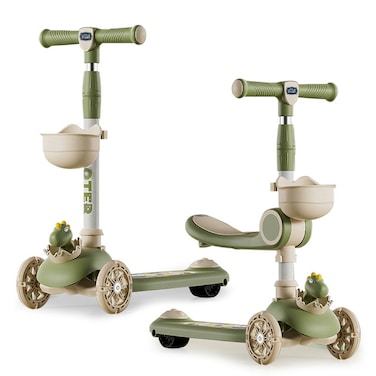 Little Story Kids Scooter &amp; Ride on  &ndash; Dinosaur Green