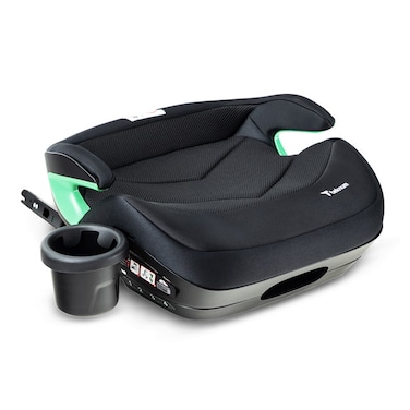 TEKNUM Car Seat I-Size Booster with 4 Reclining Mode &amp; Isofix - Black
