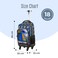 Eazy Kids 18" 4-Wheel Trolley School Set w/ Lunch Bag and Pencil case &ndash; Gamer Edition