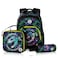 Eazy Kids 17" Set of 3 Backpack w/ Lunch Bag and Pencil Case - T-Rex