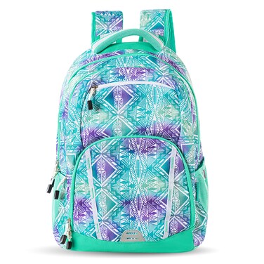 Eazy Kids 18" School Bag - Geometrical Green
