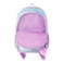 Eazy Kids 4-wheel Trolley 17" School Bag Set of 3 w/ Lunch Bag and Pencil Pouch - Love Purple