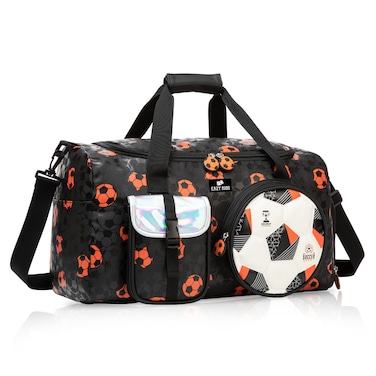 Eazy Kids Duffle Bag - Football - Black, 30L
