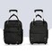 HYDROBREW Trolley 17" Travel Bag - Black   2-in-1 Handbag &amp; Cabin Trolley