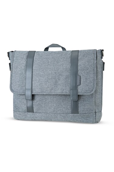 Little Story Dad's Diaper Bag w/Changing Mat &amp; Stroller Straps - Grey