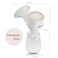 مضخة الثدي الأوتوماتيكية الذكية Sunveno مع وحدة تحكم مدمجة - أبيض