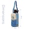 Hydrobrew  - Vacuum Insulated Travel Water Bottle w/ Sling Bag, 950ml, Blue