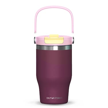 Eazy Kids Vacuum Insulated Tumbler w/ handle, 500ml Purple