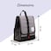 Eazy Kids Lunch Bag &ndash; Insulated, Foldable &amp; Stylish (Grey &amp; Black)

