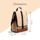 Eazy Kids Lunch Bag &ndash; Insulated, Foldable &amp; Stylish (Beige &amp; Brown)
