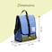 Eazy Kids Lunch Bag &ndash; Insulated, Foldable &amp; Stylish (Blue &amp; Olive)
