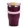 Hydrobrew Vacuum Insulated Tumbler w/ handle, 500ml Purple