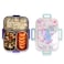 Eazy Kids 3 Compartment Stainless Steel bento Lunch Box, 800ml - Floral Purple