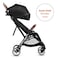Teknum Travel EXPLORER 2 Auto Fold Stroller  with Grey Dad's Diaper Hand Bag - Black