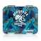 Eazy Kids 6 &amp; 4 Convertible Bento Lunch Box w/ Steel Spoon &amp; Fork Set and Alphabets Sticker - T-Rex Grey
