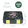 Eazy Kids 6 &amp; 4 Convertible Bento Lunch Box w/ Steel Spoon &amp; Fork Set and Alphabets Sticker - T-Rex dino Grey