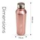 Hydrobrew Steel Water Bottle, 800ml Copper