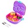 HYDROBREW 4 Compartment Bento Lunch Box w/ Spoon &amp; Fork Set - Fuchsia