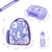 Nova Kids Lunch Bag Combo w/ Lunch Box and Water Bottle - Lama Purple