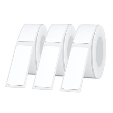 Eazy Kids Mini Label Maker Printer Rolls, Set of 3 - White