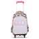 Eazy Kids School Bag w/ Trolley, Pencil Case 16" - Purrfect Grey