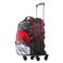 Eazy Kids 20" School Bag w/ 4 Wheel Trolley, Laptop Compartment - Fast &amp; Fearless Black