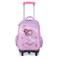Nova Kids 3D School Bag w/ Trolley - Ballerina Pink, 16.5