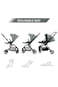TEKNUM STROLL - 1 Reversible Travel Stroller - Olive Green
