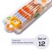 Eazy Kids 12-Pack 2B Pencils w/Eraser Includes Sharpener -Orange