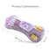 Eazy Kids 12-Piece HB Pencil Set w/Eraser &amp; Grip - Purple