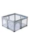 TEKNUM One - Minute Fold - Unfold Playpen, Medium 120 x 120 cm with Mattress and Balls - Grey