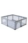 TEKNUM One - Minute Fold - Unfold Playpen, Large 150 x 180 cm with Mattress and Balls - Grey