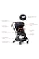 TEKNUM Compacto Auto Fold 360&deg;  Reversible Stroller - Black