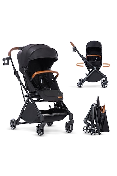 TEKNUM Compacto Auto Fold 360&deg;  Reversible Stroller - Black