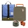 Eazy Kids Jumbo Bento Lunch Box w/ Lunch Bag, Thermos &amp; Dip Jar- Green