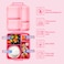Eazy Kids Jumbo Bento Lunch Box w/ Lunch Bag, Thermos &amp; Dip Jar- Pink