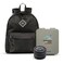 HYDROBREW 17" Backpack w/ Bento Lunch Box - Black