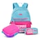 HYDROBREW 18" Backpack w/ Bento Lunch Box - Pink