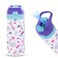 Eazy Kids 3 Compartment 800ml Stainless Steel bento Lunch Box w/ Water Bottle - Floral Purple