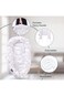 Little Story Soft Breathable Fiberfill Newborn Lounger Bed - Flora White Grey