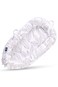 Little Story Soft Breathable Fiberfill Newborn Lounger Bed - Flora White Grey