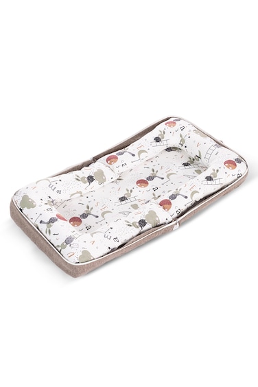 Little Story - Portable Baby Nest &amp; Lounger Sleeping Pod  - Brown