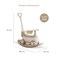 TEKNUM 5-in-1 Rocking Horse/Push Car/Balance Bike - White
